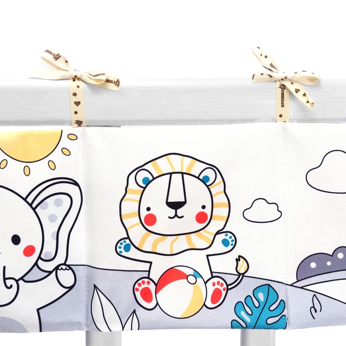 Бортик на кроватку «Baby time» 14х70 см, Крошка Я Бортик на кроватку «Baby time» 14х70 см, Крошка Я