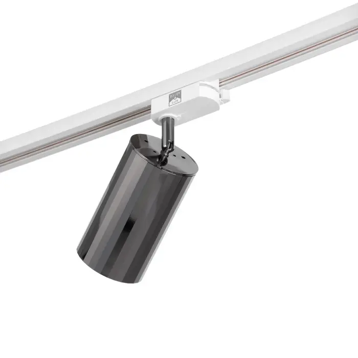 Светильник трековый BayerLux Simple &laquo;Алисер&raquo; GU10, 220 В, 7.5&times;7.5&times;20 см, чёрный хром