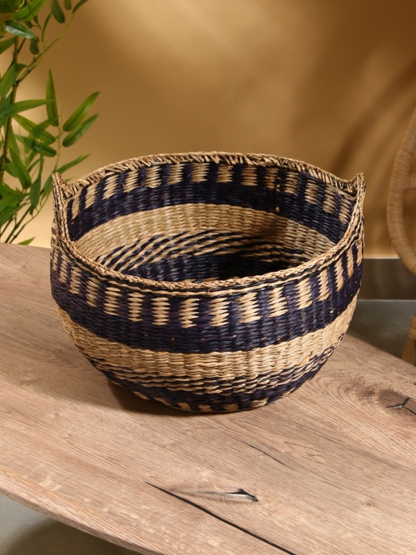 Корзина плетеная 40х40х22 см, сиграсс