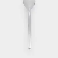 Ложка одноразовая для фуршета, набор 50 шт., 10 см, пластик, прозрачная