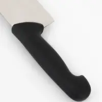 Нож для сыра с двумя ручками Sharp, лезвие 36.3 см, нержавеющая сталь, чёрная ручка
