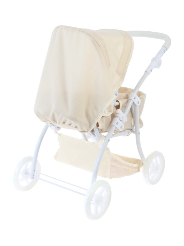 Коляска для кукол универсальная, с переноской, с корзиной, металлический каркас Коляска для кукол универсальная, с переноской, с корзиной, металлический каркас