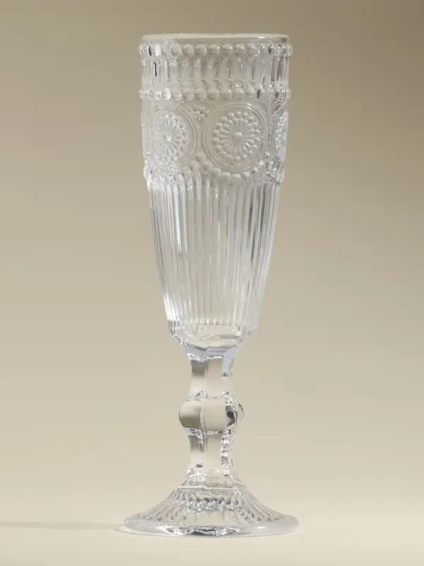 Бокалы для шампанского SL Home &laquo;Ларго&raquo;, 160 мл, 6.7&times;20 см, набор 6 шт., стекло, прозрачные