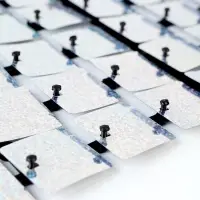 Панель с пайетками для фотозоны 30&times;30 см перламутровый