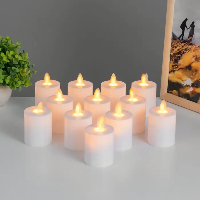 Ночник Ночник "Свеча" LED белый 5х5х7 см