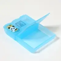 Таблетница, 9.2×6.5×1.6 см, 4 секции, МИКС