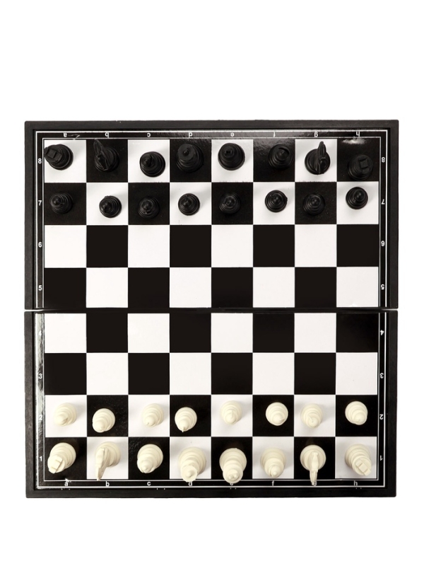 Шахматы 31 х 31 см, король h-5.8 см, d-2.3 см, доска и фигуры пластик Шахматы 31 х 31 см, король h-5.8 см, d-2.3 см, доска и фигуры пластик