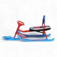 Снегокат «Трансформер», со спинкой, красный, синий, ТС4-1/ТР Snow Cat