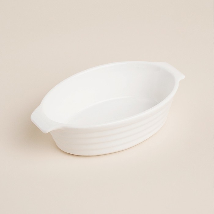 Форма для выпечки из жаропрочной керамики SL Home «Санторини», 300 мл, 16×9,7×4,5 см, цвет белый Форма для выпечки из жаропрочной керамики SL Home «Санторини», 300 мл, 16×9,7×4,5 см, цвет белый