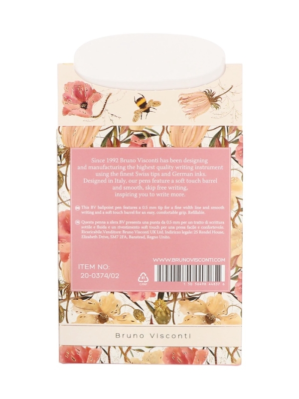 Ручка шариковая BrunoVisconti ArtClick.Flora.Bloom flowers, 0.5мм, стерж/син МИКС Ручка шариковая BrunoVisconti ArtClick.Flora.Bloom flowers, 0.5мм, стерж/син МИКС