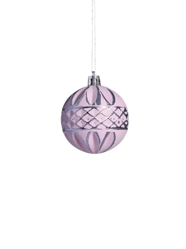 Ёлочные игрушки &laquo;Киссин&raquo;, шары новогодние, набор 11 шт., сиреневый