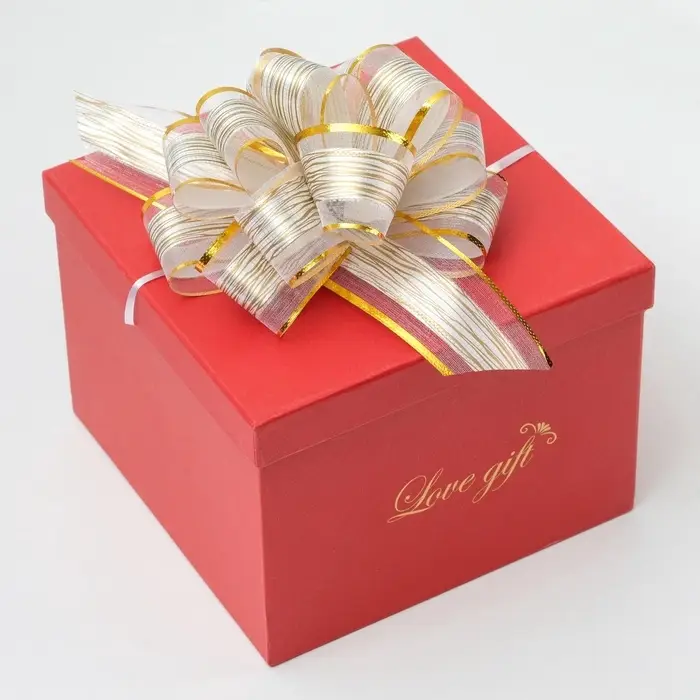 Подарочный Бант - шар №5 &laquo;Узор&raquo;, для упаковки подарков, микс