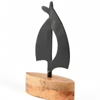 Сувенир интерьерный &laquo;Парусник&raquo;, 17&times;6&times;25 см, алюминий, дерево