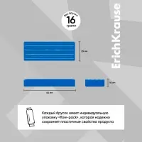 Пластилин ErichKrause &laquo;Классический&raquo;, 24 цвета, 384 г, в картонной упаковке