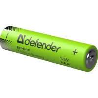 Батарейка DEFENDER алкалиновая LR03-24box ААА, бокс 24шт/уп EcoLine