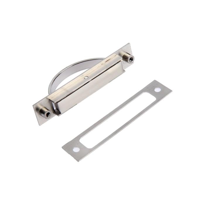 Ручка потайная CAPPIO, цинк, м/о 85 мм, L =100 мм, цвет матовый никель Ручка потайная CAPPIO, цинк, м/о 85 мм, L =100 мм, цвет матовый никель