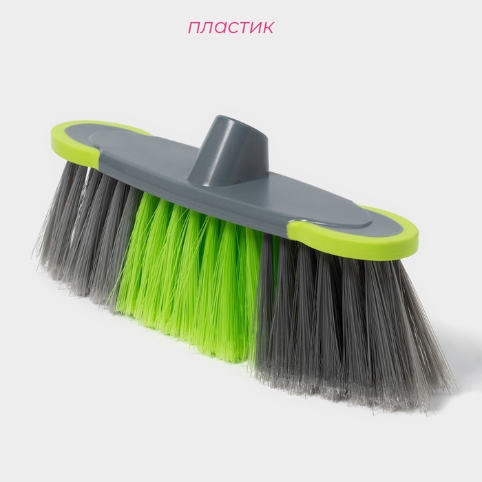 Щётка для пола Доляна, комплектующее, 27×6 см, зелёная Щётка для пола Доляна, комплектующее, 27×6 см, зелёная