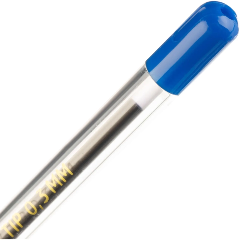 Ручка шариковая неавтом. Attache GOLDY TIP дш0,5мм лин0,3мм син, манж,прозр