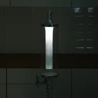 Башня пивная &laquo;Петронас&raquo;, 3 л, колба для льда, с подсветкой, 2 батарейки AG3, пластик, металлик