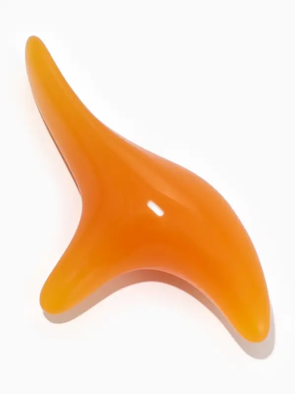 Массажёр гуаша для лица &laquo;Бумеранг&raquo;, 12&times;6&times;3.5 см, МИКС