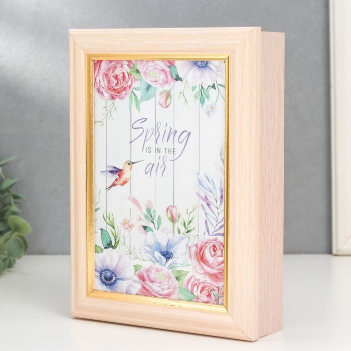 Ключница Ключница "Колибри" молочный дуб 15х21 см