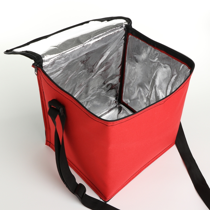 Термосумка на молнии, 15 л, цвет красный Термосумка на молнии, 15 л, цвет красный