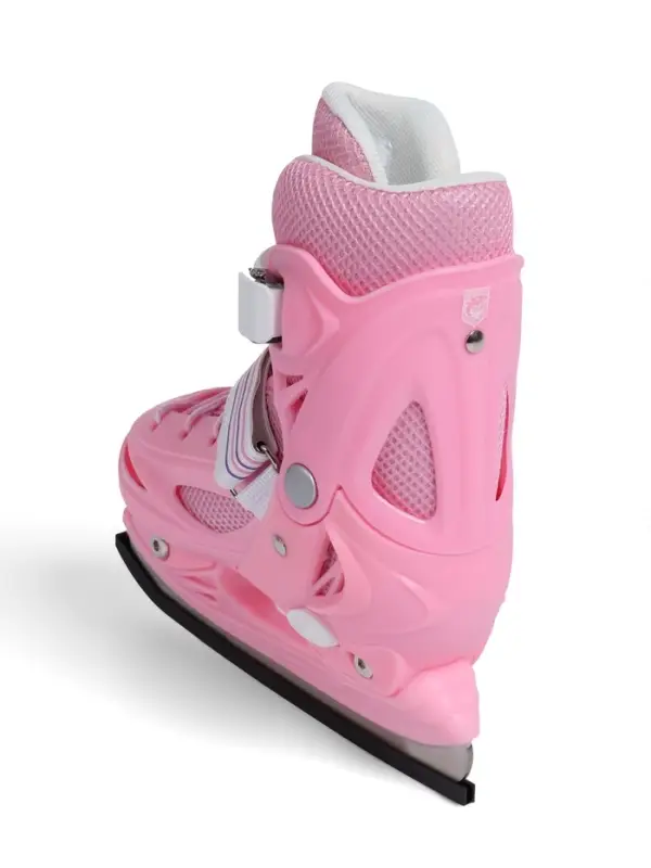 Коньки детские раздвижные BlackAqua, р. 26-29, для фитнеса, розовые Коньки детские раздвижные BlackAqua, р. 26-29, для фитнеса, розовые