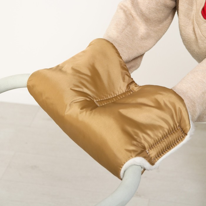 Муфта на ручку коляски, цвет бежевый Муфта на ручку коляски, цвет бежевый