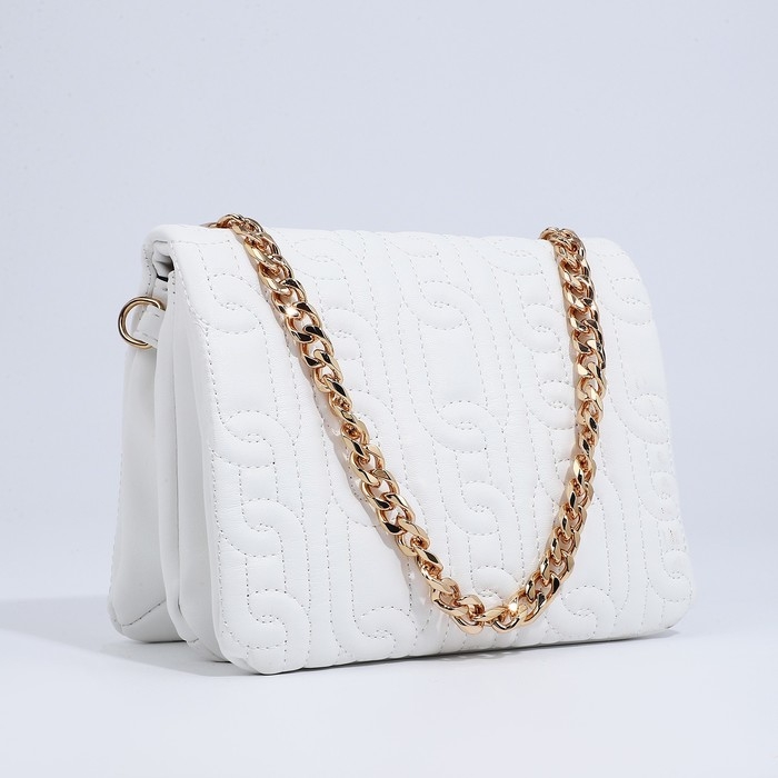 Сумка-мессенджер на магнитах, цвет белый Сумка-мессенджер на магнитах, цвет белый