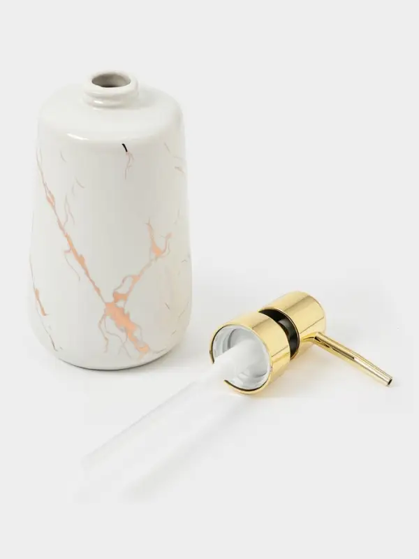 Дозатор для жидкого мыла SAVANNA Lightning, 350 мл, цвет белый Дозатор для жидкого мыла SAVANNA Lightning, 350 мл, цвет белый