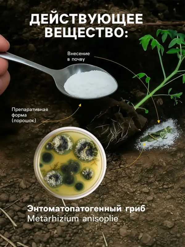 Средство от насекомых и вредителей &laquo;Метаризин&raquo;, 1000 г