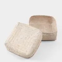 Набор плетёных корзин &laquo;Энди&raquo;, 28.5&times;28.5&times;18.5 см