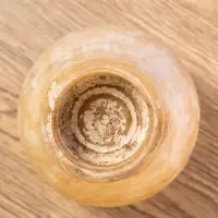 Подсвечник, d=4 см, 9&times;9&times;15 см, дерево джати, коричневый