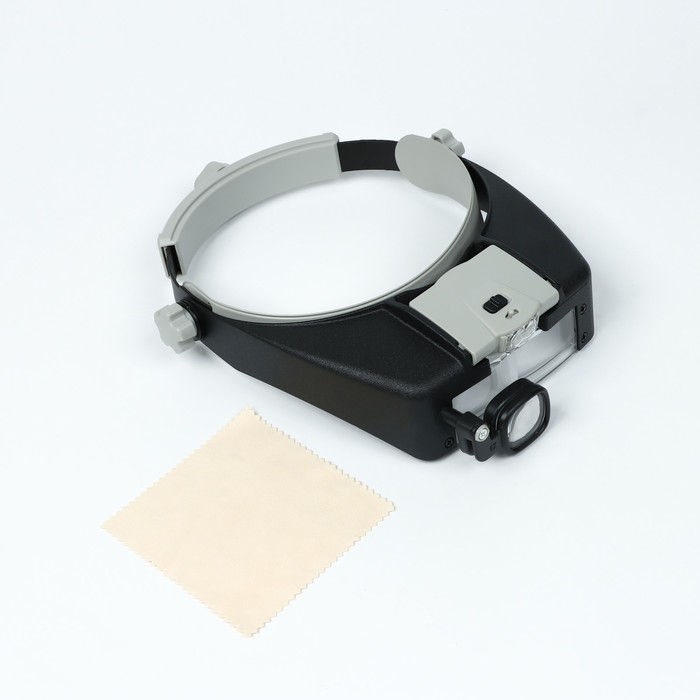 Лупа налобная, кратность 1,5-8, подсветка Лупа налобная, кратность 1,5-8, подсветка