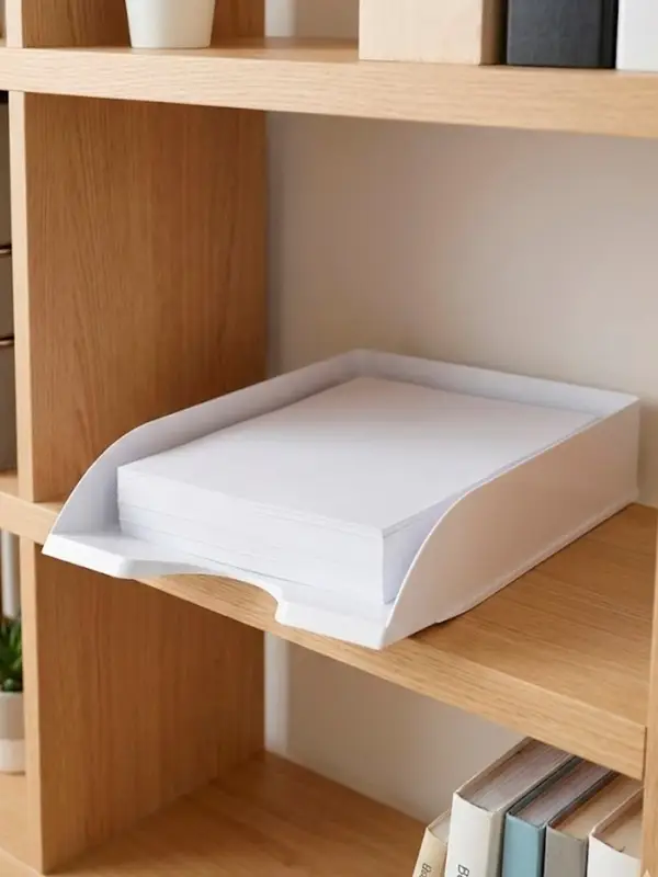 Лоток для бумаг Стамм &laquo;Дельта&raquo;, А4, горизонтальный, 1 отделение, белый