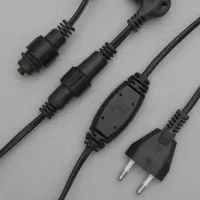 Гирлянда &laquo;Занавес&raquo; 2&times;3 м, IP44, УМС, тёмная нить, 760 LED, свечение синее, 220 В