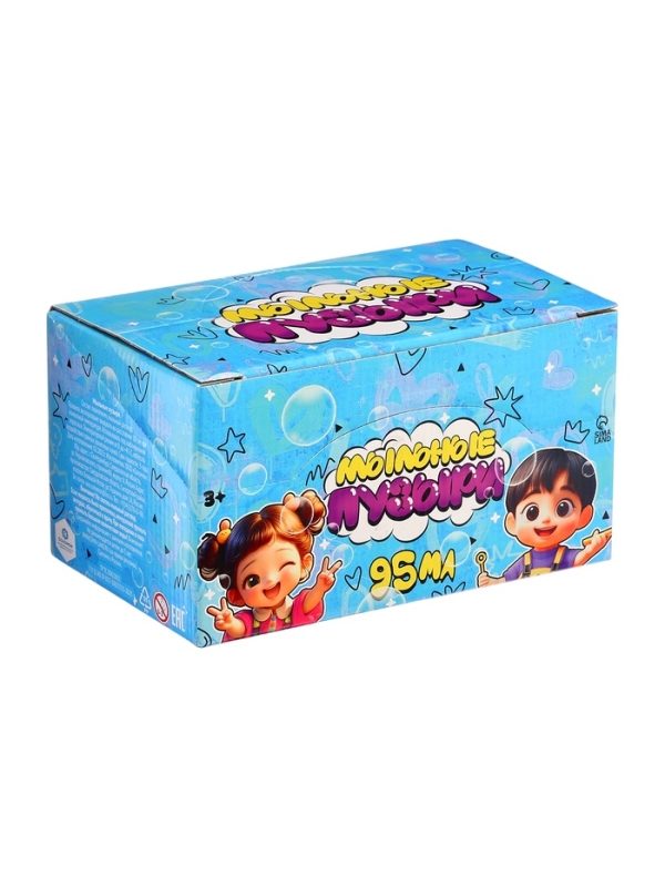 Мыльные пузыри , 95 мл цвет розовй (набор 15шт)