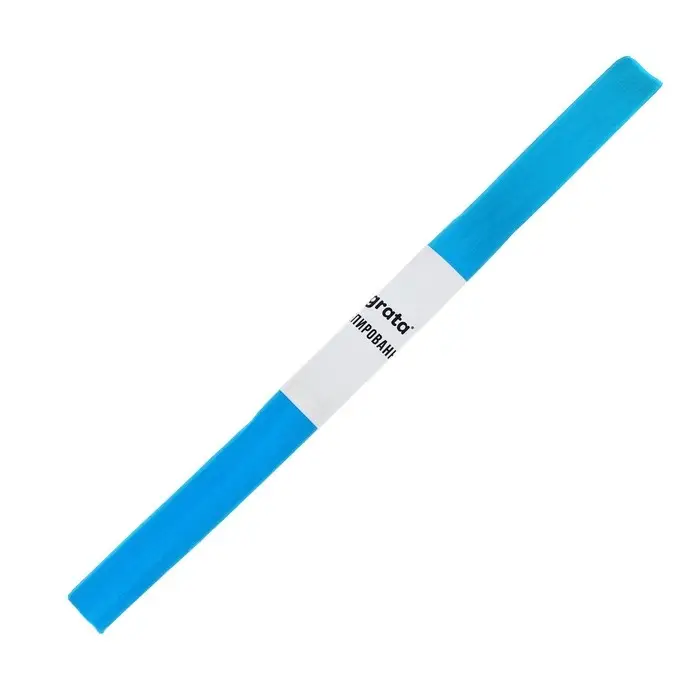 Бумага крепированная 50 х 200 см, в рулоне, 32 г/м2, бирюзовый