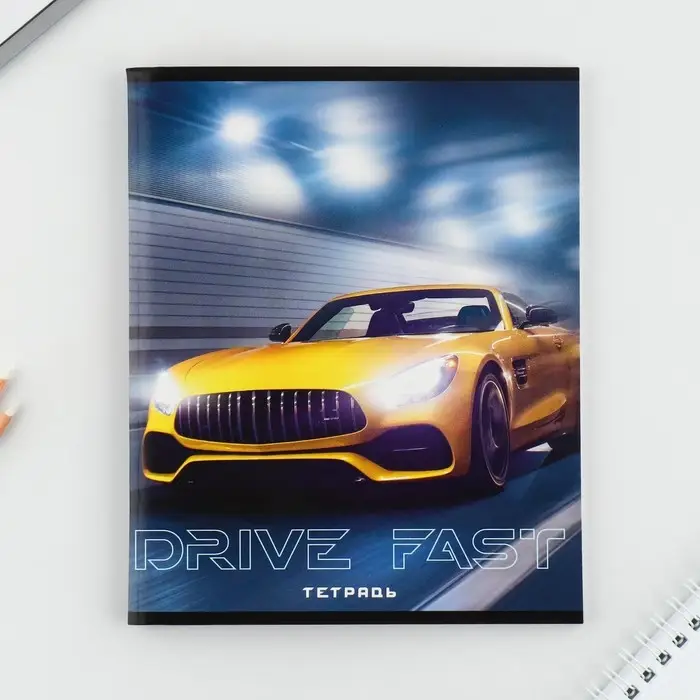 Тетрадь в клетку, 48 л., А5, на скрепке, блок №2 «Машины» МИКС Тетрадь в клетку, 48 л., А5, на скрепке, блок №2 «Машины» МИКС