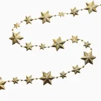 Бусы на ёлку &laquo;Рельефные звёзды&raquo;, длина 2.7 м, МИКС