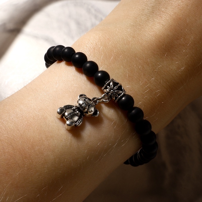 Браслет с подвеской МИКС шар №6 «Шунгит», 5,5см Браслет с подвеской МИКС шар №6 «Шунгит», 5,5см