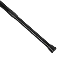 Карниз для шторы в ванную тм VETTA, 2м, телескопический, алюминий, чёрный