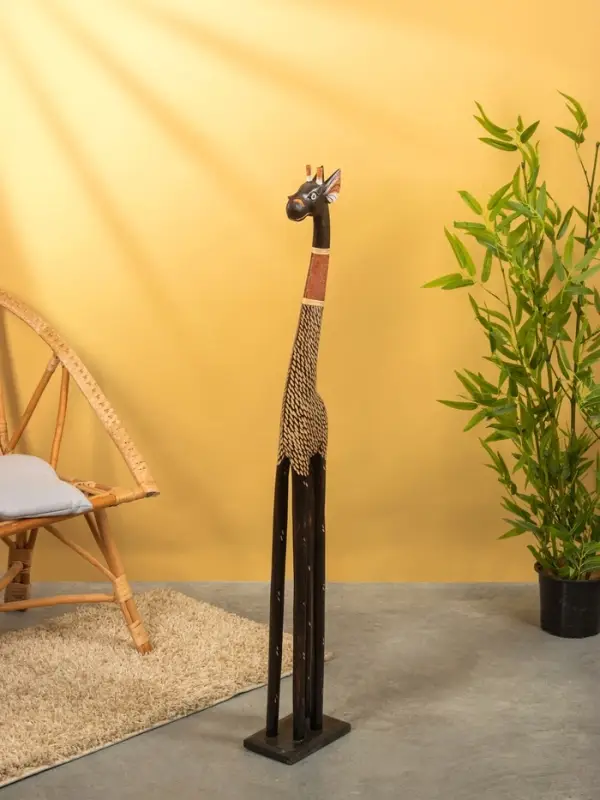 Сувенир Сувенир "Жираф" дерево 20х13х120 см, цв. коричневый