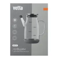 VETTA Кувшин для масла/уксуса, 600мл, стекло, силикон, металл, пластик