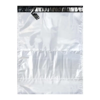 Курьер-пакет, без печати, с карманом,190x235+30, 50 мкм(100шт/уп)