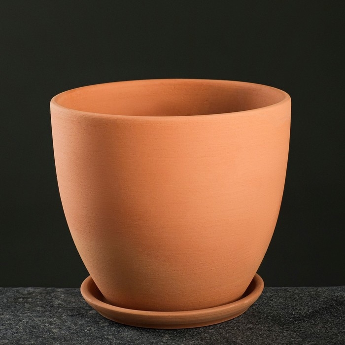 Горшок цветочный Терра №3 1,4 л, терракот Горшок цветочный Терра №3 1,4 л, терракот