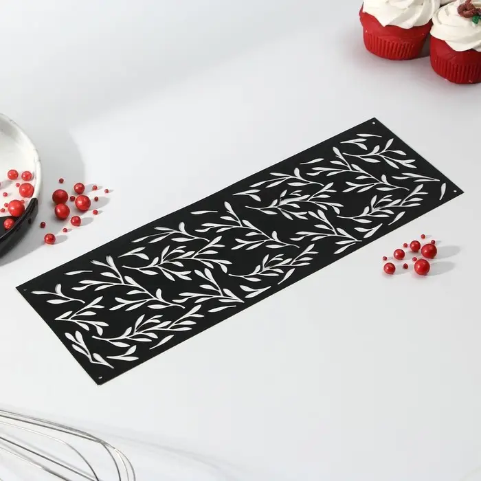 Трафарет для выпечки «Веточки», 32 х 10 см Трафарет для выпечки «Веточки», 32 х 10 см