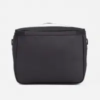 Термосумка на молнии, объём 12.5 л, наружный карман, регулируемый ремень, чёрная