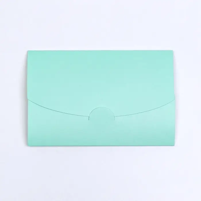 Конверт под сертификат с тиснением &laquo;От всей души&raquo;, мятный 10.5&times;7 см