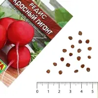 Семена Редис &laquo;Красный гигант&raquo;, серия &laquo;Лидер&raquo;, 2 г, &laquo;Агрофирма АЭЛИТА&raquo;